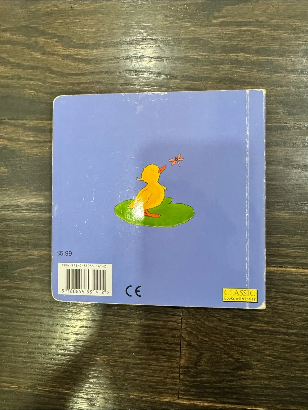 PRICE IS FIRM/ Five Little Ducks Board Book - Purple & Yellow